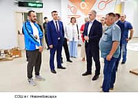 Проинспектировали ход строительства в трёх концессионных школах (фото №6).